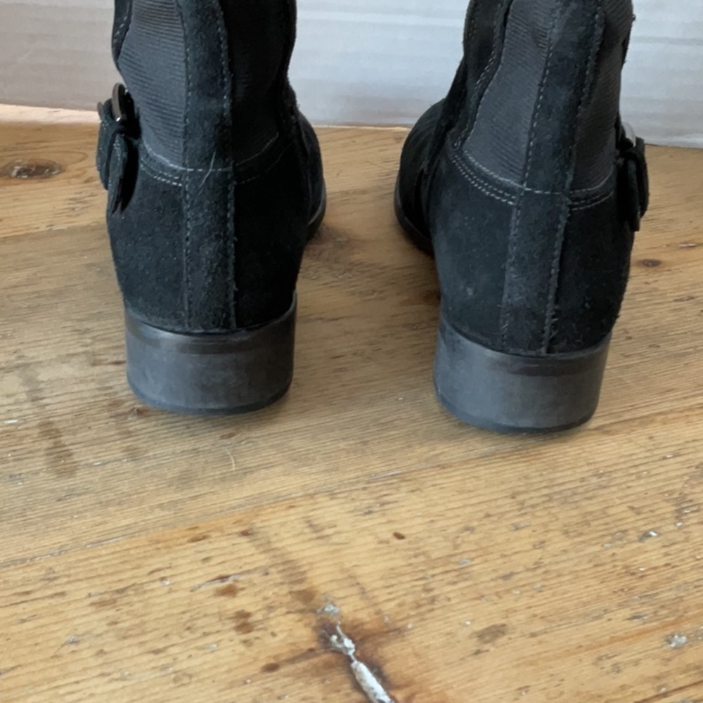 La Canadienne waterproof black suede knee high boot size 7.5 - Picture 5 of 8